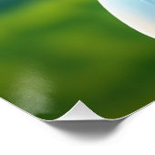 妊婦フローラミニマリストアート子供部屋ベッド ポスター (コーナー)