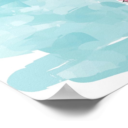 妊婦プリント ポスター (角)