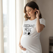 "妊婦モード起動中" 赤ちゃんの発表 | マタニティ トライブレンドTシャツ