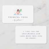 妊婦ヨガインストラクターミニマリストボヘミア 名刺 (正面/裏面)