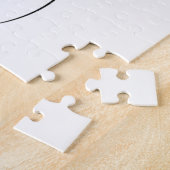 妊婦ラインアートミニマリモダンストスタイリッシュ ジグソーパズル (側面)