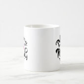 妊婦報告をするキュートなママ コーヒーマグカップ (中央)