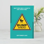 妊婦注意報 サイン プレグナンシー アナウンス 案内状 (スタンド正面)