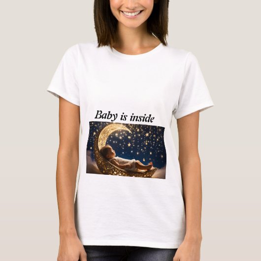 妊婦用Tシャツ Tシャツ (正面)