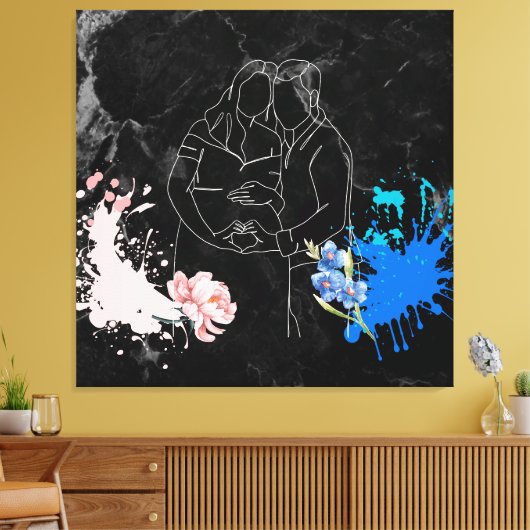 妊婦 キャンバスプリント (インサイチュ (リビング))