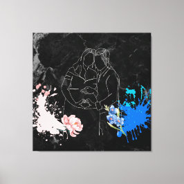 妊婦 キャンバスプリント