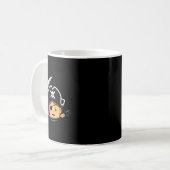 妊婦 ママ 妊娠 海賊 コーヒーマグカップ (正面左)