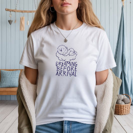 妊婦 初めての母の日 ブルー Tシャツ
