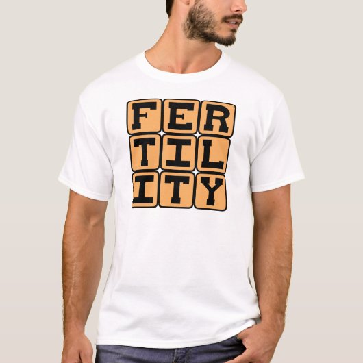 妊孕性、妊娠のご報告 Tシャツ (正面)