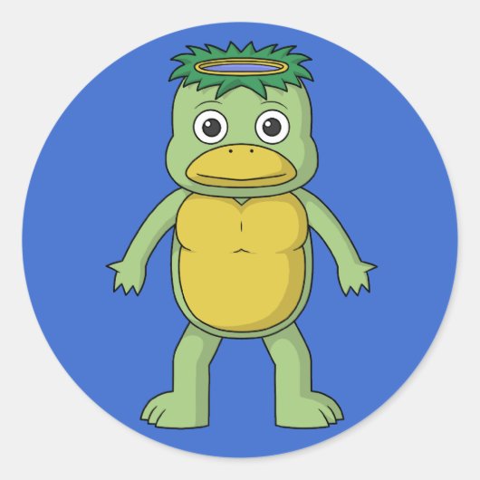 妖怪かっぱ ラウンドシール (正面)