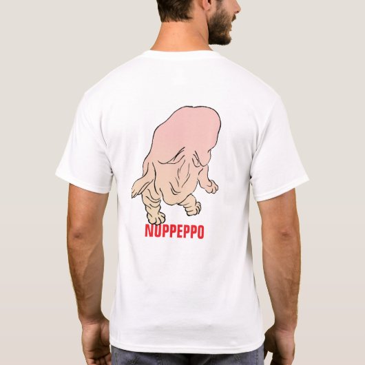 妖怪シリーズ:ぬっぺっぽう Tシャツ (裏面)