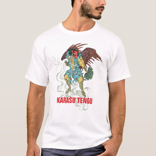妖怪シリーズ: 鴉天狗 Tシャツ (正面)