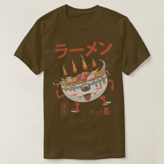 妖怪ラーメン1 Tシャツ (デザイン正面)