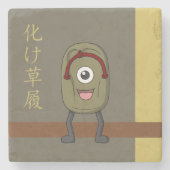 妖怪化け幽霊草履 ストーンコースター (正面)