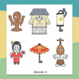 妖怪日本のビニールのステッカーセット2 シール