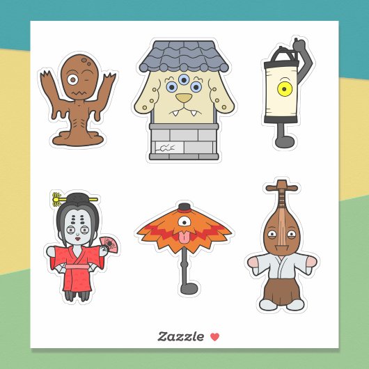 妖怪日本のビニールのステッカーセット2 シール