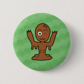 妖怪日本の泥田坊 缶バッジ (正面)