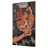 妖怪日本の鬼キング酒呑童子ファインアート クリップボード (左)