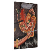 妖怪日本の鬼キング酒呑童子ファインアート クリップボード (右)