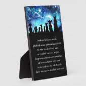 妖気詩を書いたペットの記念碑 フォトプラーク (側面)