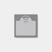 妖狐キツネのお面 ポストイット (正面)