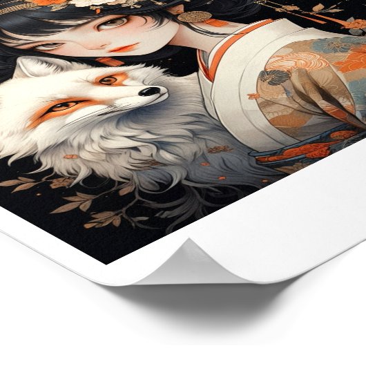 妖狐［japanese fox monsters］001 ポスター (角)