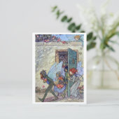 妖精いたずらヴィンテージイラストレーションはがき ポストカード (スタンド正面)