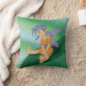 妖精おもしろい クッション (ブランケット)