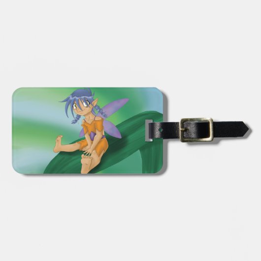 妖精おもしろい ラゲッジタグ (正面横)