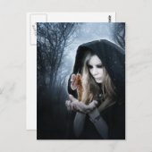 妖精および女の子 ポストカード (正面/裏面)