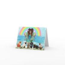 妖精および猫のすべての行事の挨拶状