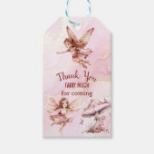 妖精お洒落をテーマにした ギフトタグ (正面)