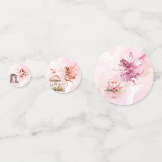 妖精お洒落をテーマにした コンフェッティ (裏面)