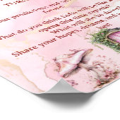 妖精お洒落をテーマにした ポスター (角)