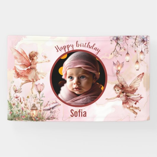 妖精お洒落 横断幕 (横)