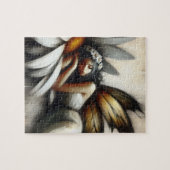 妖精がデイジーの花で眠る ジグソーパズル (横)