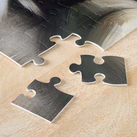 妖精がデイジーの花で眠る ジグソーパズル (側面)