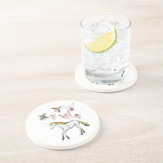 妖精がユニコーンを彩る コースター (側面)