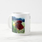 妖精が水仙の中 コーヒーマグカップ (正面左)