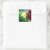 妖精が水仙の中 スクエアシール (バッグ)