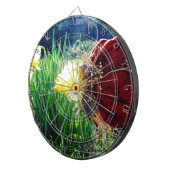 妖精が水仙の中 ダーツボード (正面右)