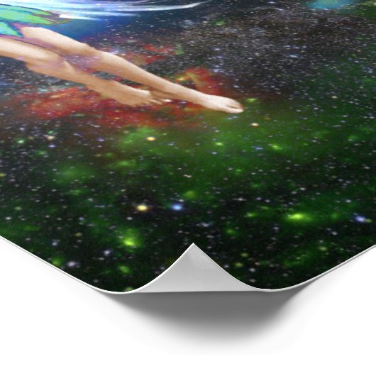 妖精が猫に出会う ポスター (角)