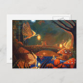 妖精が集まるはがき ポストカード (正面/裏面)