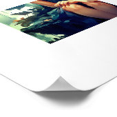 妖精が雨の中で座っている ポスター (角)