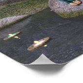 妖精が魅惑の池で ポスター (角)