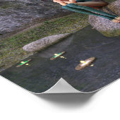 妖精が魅惑の池のポスター ポスター (角)