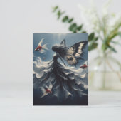 妖精が魚と泳ぐ ポストカード (スタンド正面)