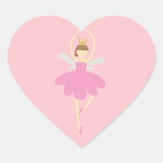 妖精くるみクラッカークリスマスクラシックラウンドステッカー ハートシール (正面)