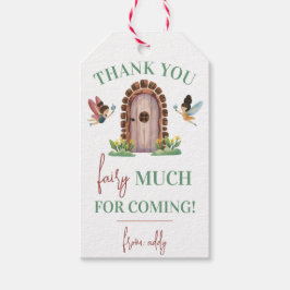 妖精さん、ありがとう！フェアリーガーデンハウス ギフトタグ