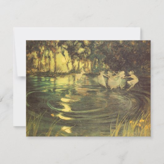 妖精たちがアーサー・ブラックによって舞うヴィンテージ・フェアリー・ダンス (正面)